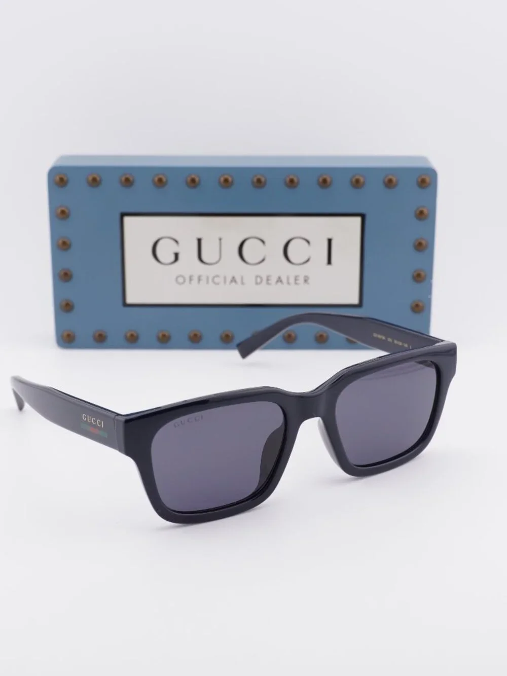Gucci GG1857SK 003 Square Men Sunglasses - Blue
